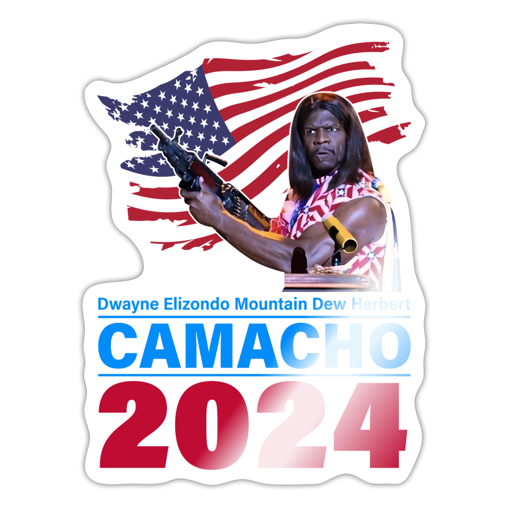 Camacho 2024 Sticker - white glossy