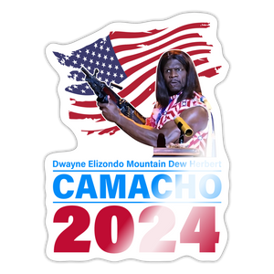 Camacho 2024 Sticker - white glossy