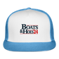 Boats & Hoes 24 Trucker Cap - white/blue