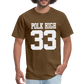 Polk High Front Print and (Back Print) Unisex Classic T-Shirt - brown