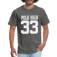 Polk High Front Print and (Back Print) Unisex Classic T-Shirt - charcoal