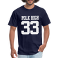 Polk High Front Print and (Back Print) Unisex Classic T-Shirt - navy