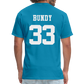 Polk High Front Print and (Back Print) Unisex Classic T-Shirt - turquoise