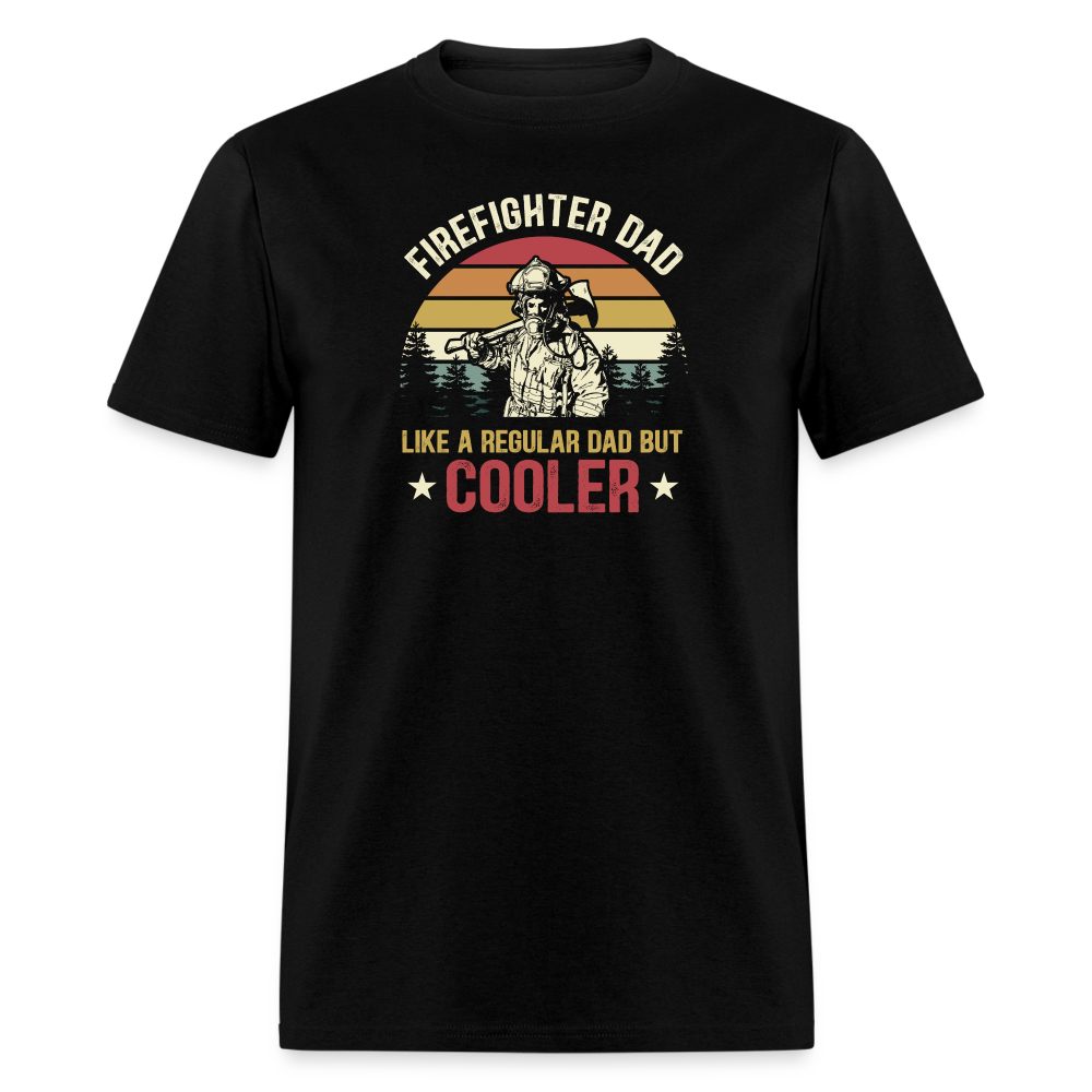 Firefighter Dad Classic T-Shirt - black