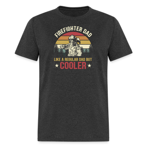 Firefighter Dad Classic T-Shirt - heather black