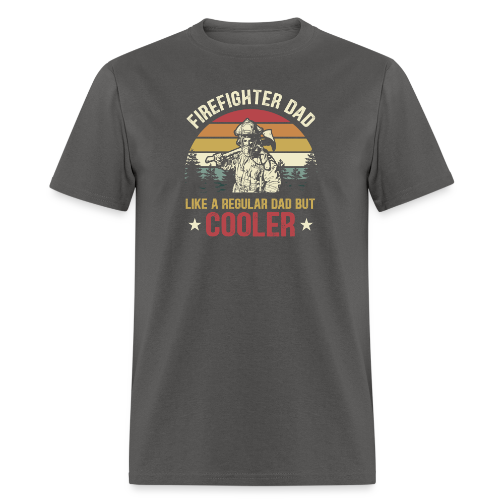 Firefighter Dad Classic T-Shirt - charcoal