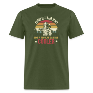 Firefighter Dad Classic T-Shirt - military green