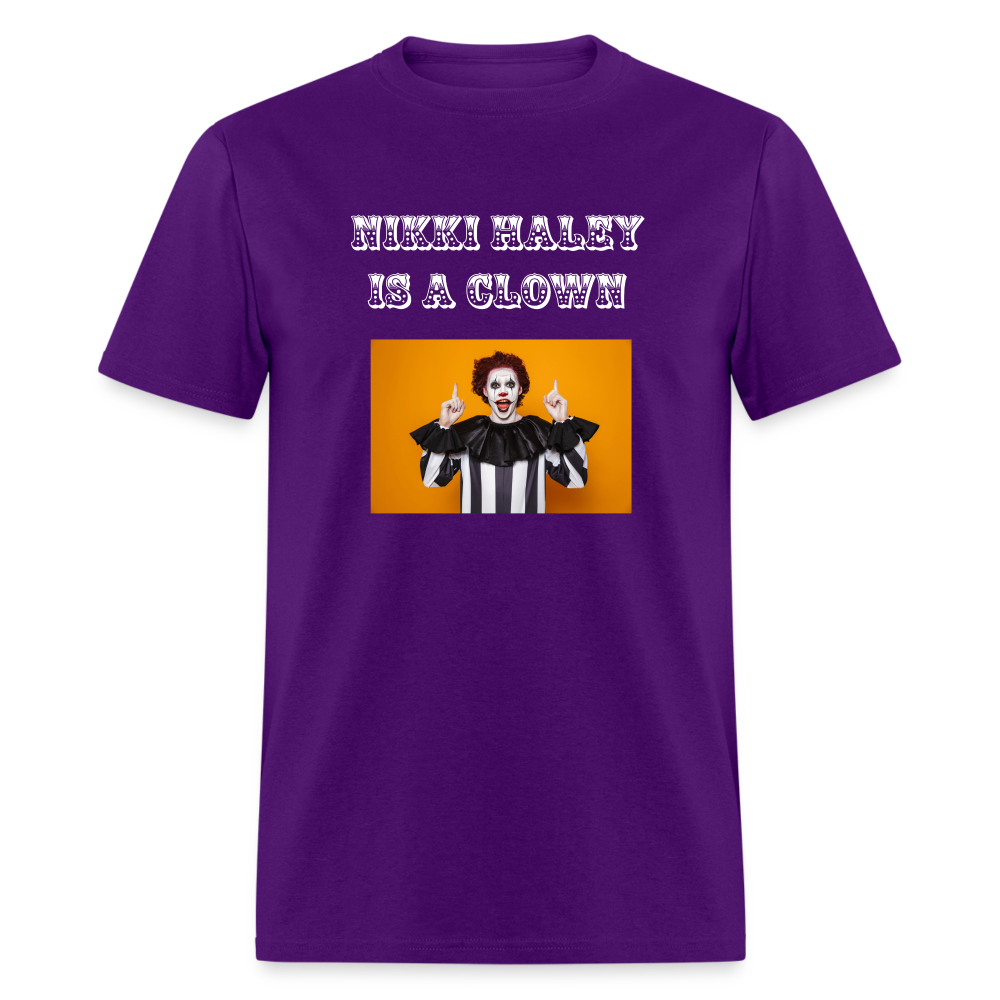 Nikki Haley Is a Clown Unisex Classic T-Shirt - purple