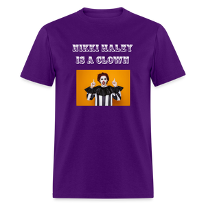 Nikki Haley Is a Clown Unisex Classic T-Shirt - purple