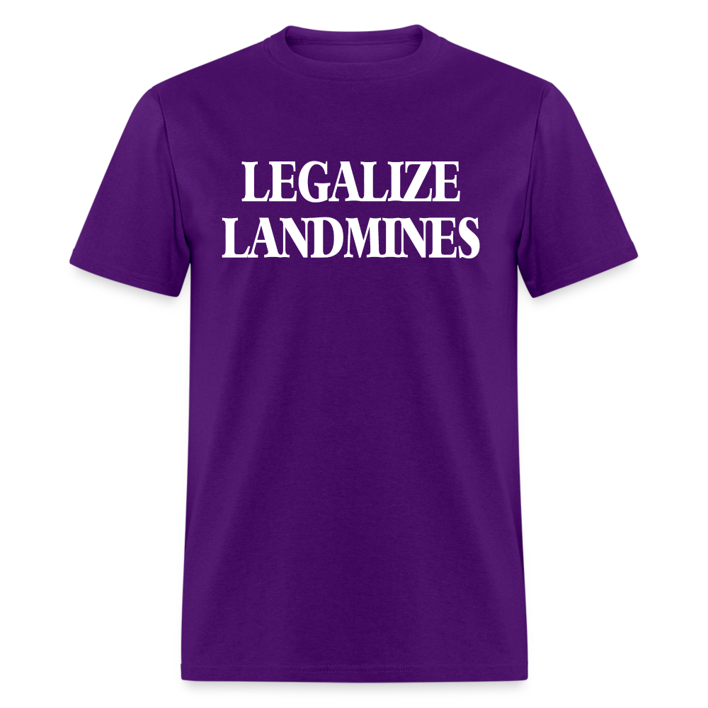 Legalize Landmines Unisex Classic T-Shirt - purple