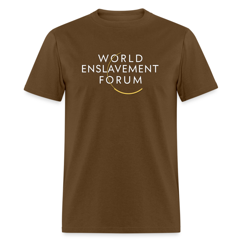 World Enslavement Forum Classic T-Shirt - brown