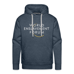 World Enslavement Forum Men’s Premium Hoodie - heather denim