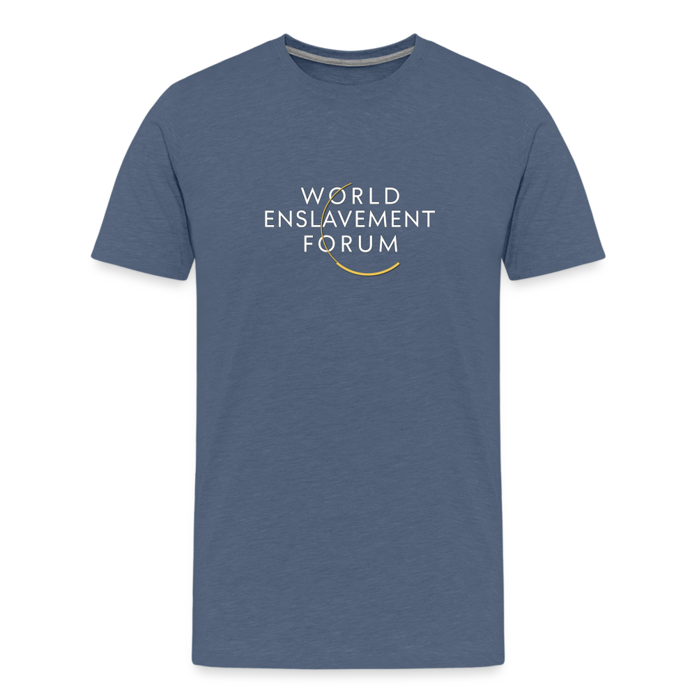 World Enslavement Forum Men's Premium T-Shirt - heather blue