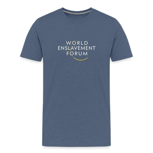 World Enslavement Forum Men's Premium T-Shirt - heather blue