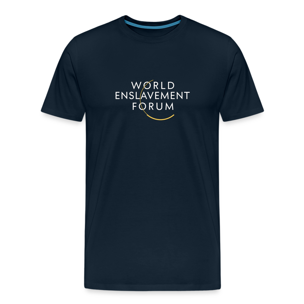 World Enslavement Forum Men's Premium T-Shirt - deep navy