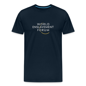 World Enslavement Forum Men's Premium T-Shirt - deep navy