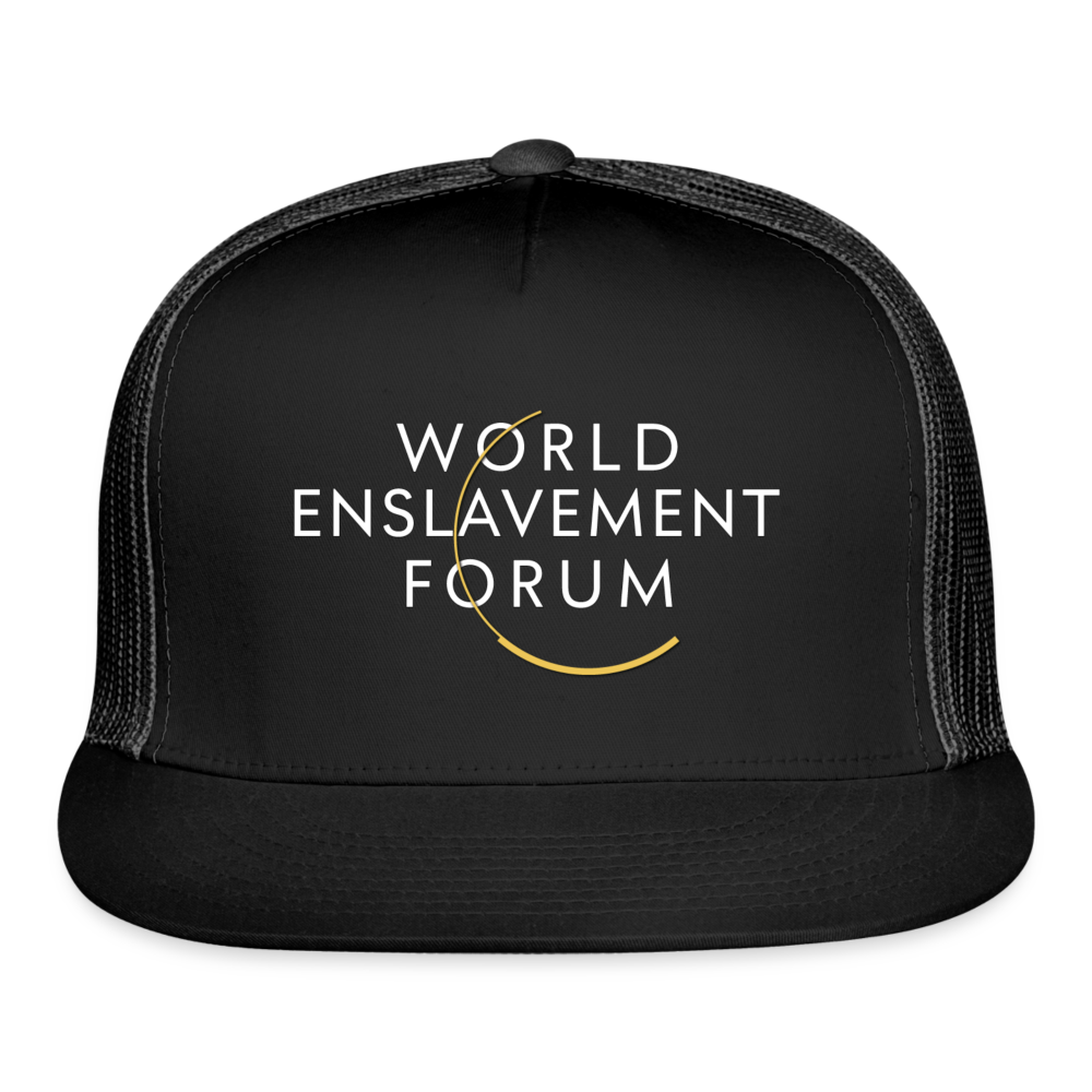 World Enslavement Forum Trucker Cap - black/black