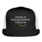 World Enslavement Forum Trucker Cap - black/white