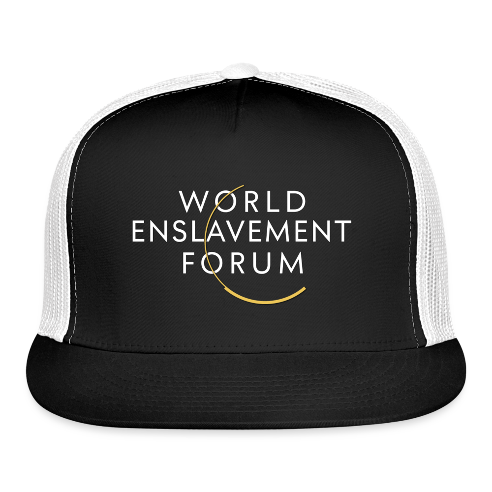 World Enslavement Forum Trucker Cap - black/white