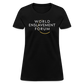 World Enslavement Forum Women's T-Shirt - black