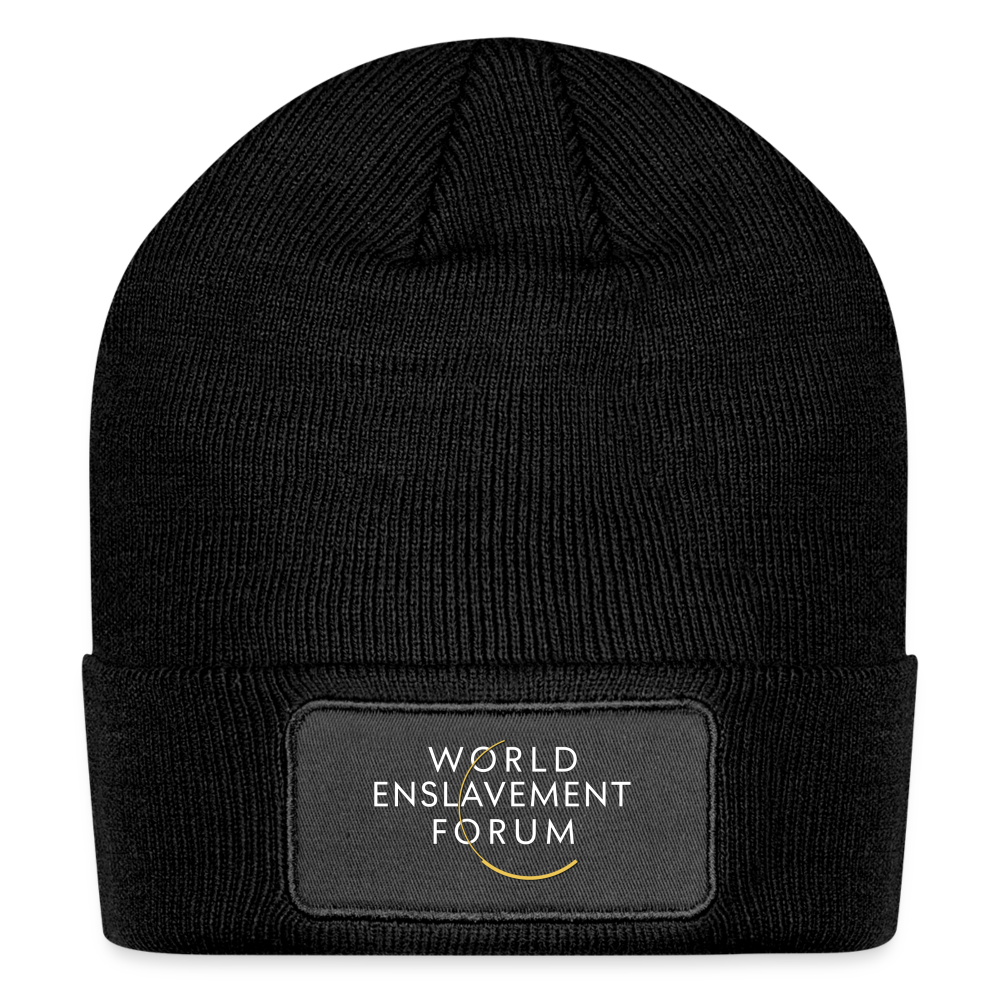 World Enslavement Forum Patch Beanie - black