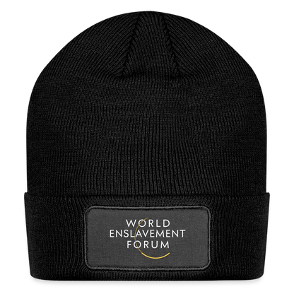 World Enslavement Forum Patch Beanie - black