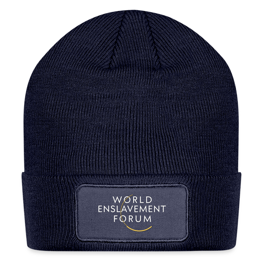 World Enslavement Forum Patch Beanie - navy