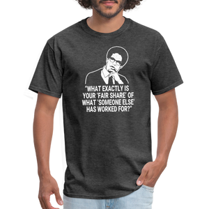 Fair Share - Thomas Sowell Quote Classic T-Shirt - heather black