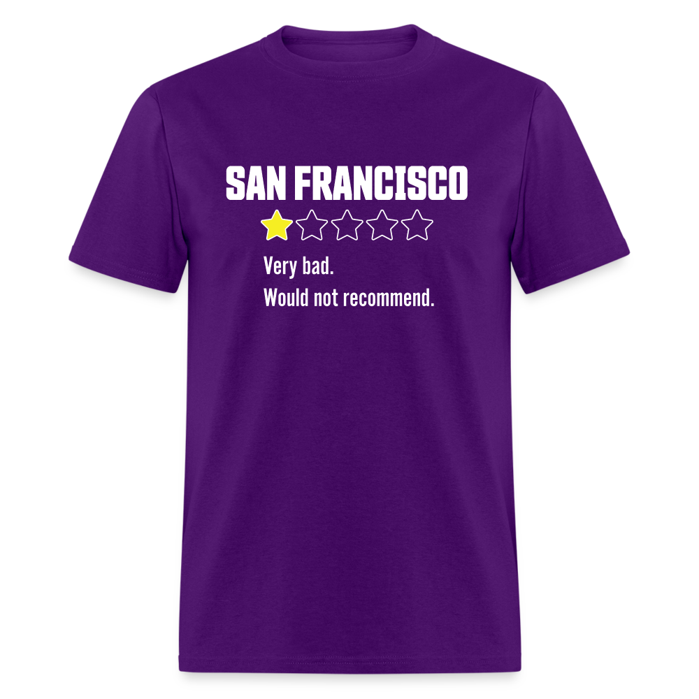 Review of San Francisco Unisex Classic T-Shirt - purple