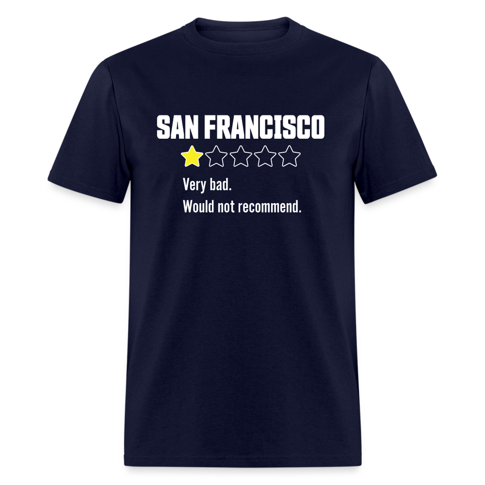 Review of San Francisco Unisex Classic T-Shirt - navy