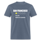 Review of San Francisco Unisex Classic T-Shirt - denim