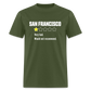 Review of San Francisco Unisex Classic T-Shirt - military green