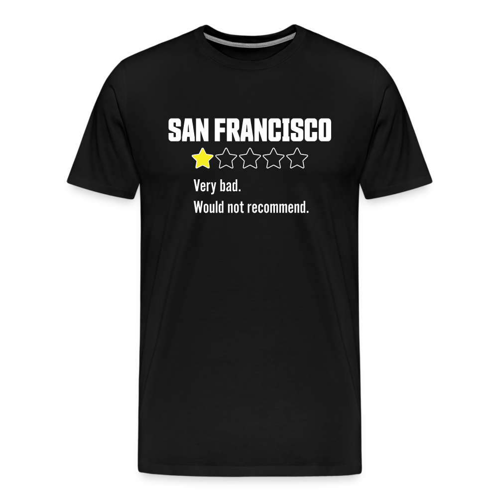 Review of San Francisco Men's Premium T-Shirt - black