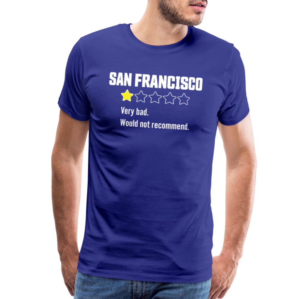 Review of San Francisco Men's Premium T-Shirt - royal blue