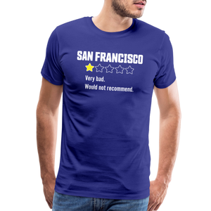 Review of San Francisco Men's Premium T-Shirt - royal blue