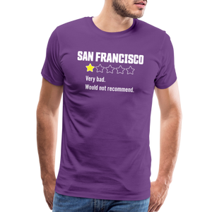 Review of San Francisco Men's Premium T-Shirt - purple