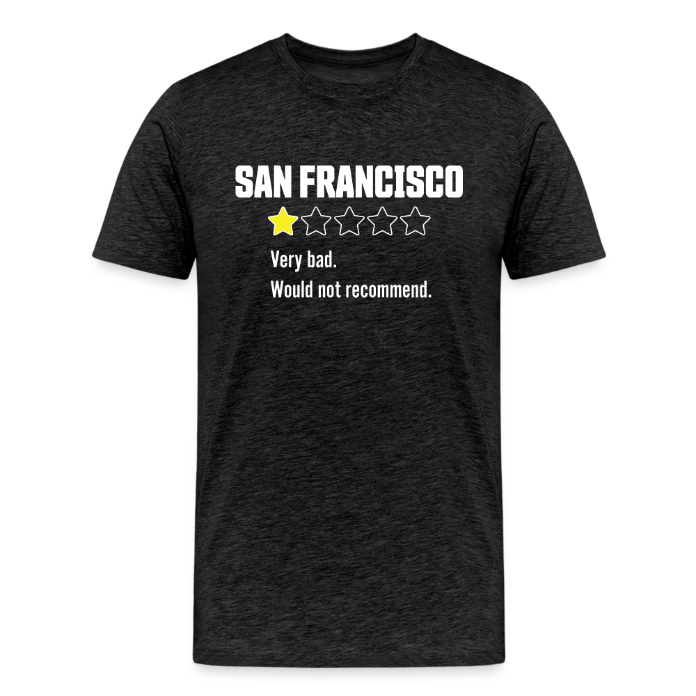 Review of San Francisco Men's Premium T-Shirt - charcoal grey