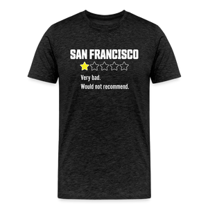 Review of San Francisco Men's Premium T-Shirt - charcoal grey