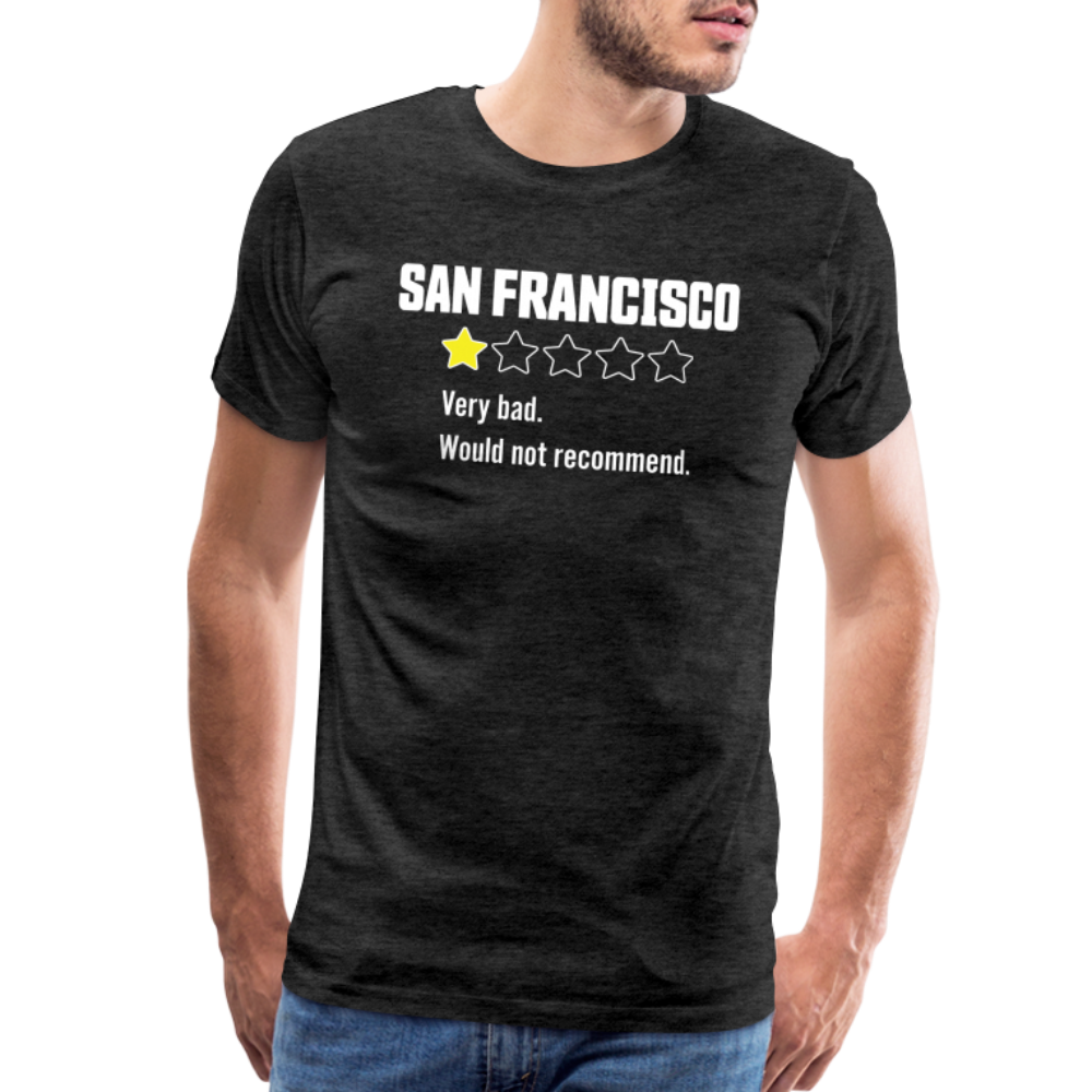 Review of San Francisco Men's Premium T-Shirt - charcoal grey