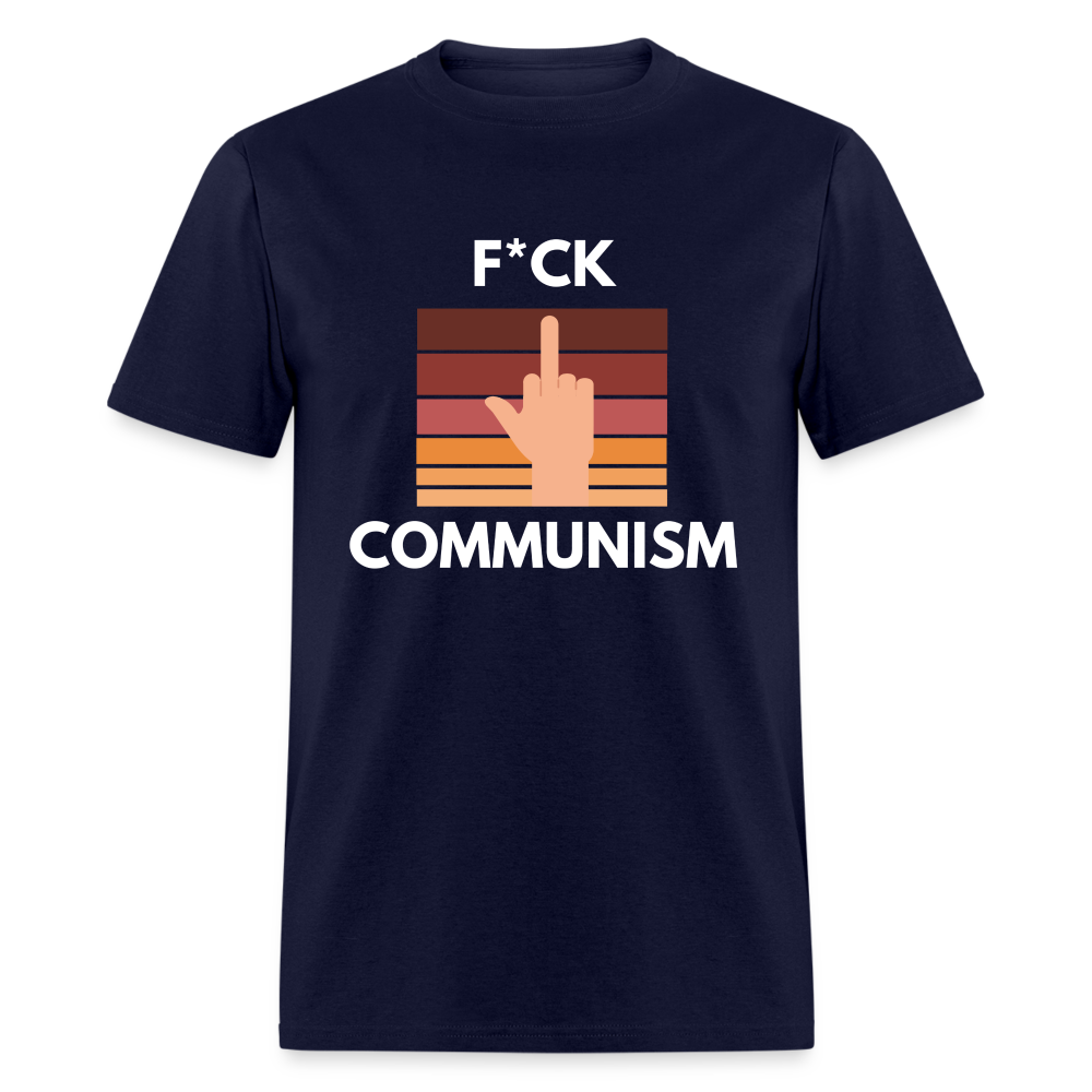 F*CK COMMUNISM Classic T-Shirt - navy