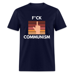 F*CK COMMUNISM Classic T-Shirt - navy