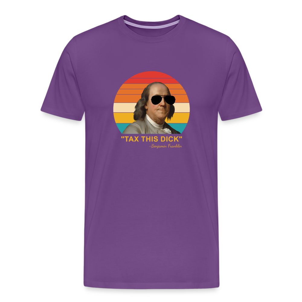 Tax This Dick Men's Premium T-Shirt - purple