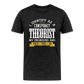 I Identify as a Conspiracy Theorist Men's Premium T-Shirt - charcoal grey