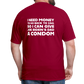 I Need Money To Go Back To 1941 Funny (BACK Print) Classic T-Shirt - dark red