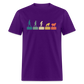 Evolution to Sheep V2 Unisex Classic T-Shirt - purple