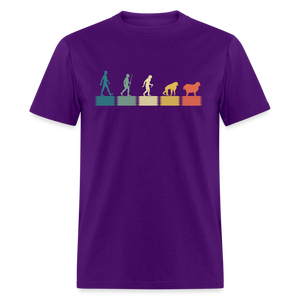 Evolution to Sheep V2 Unisex Classic T-Shirt - purple