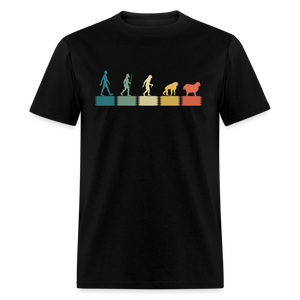 Evolution to Sheep V2 Unisex Classic T-Shirt - black