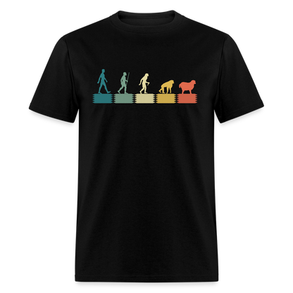 Evolution to Sheep V2 Unisex Classic T-Shirt - black