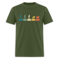 Evolution to Sheep V2 Unisex Classic T-Shirt - military green