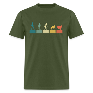 Evolution to Sheep V2 Unisex Classic T-Shirt - military green